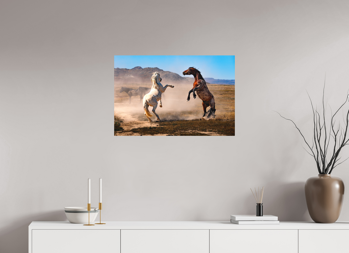30 x 20″, Metal No Frame Dance with the Wild Ones