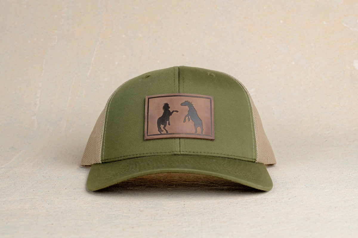 Leather Patch Hats