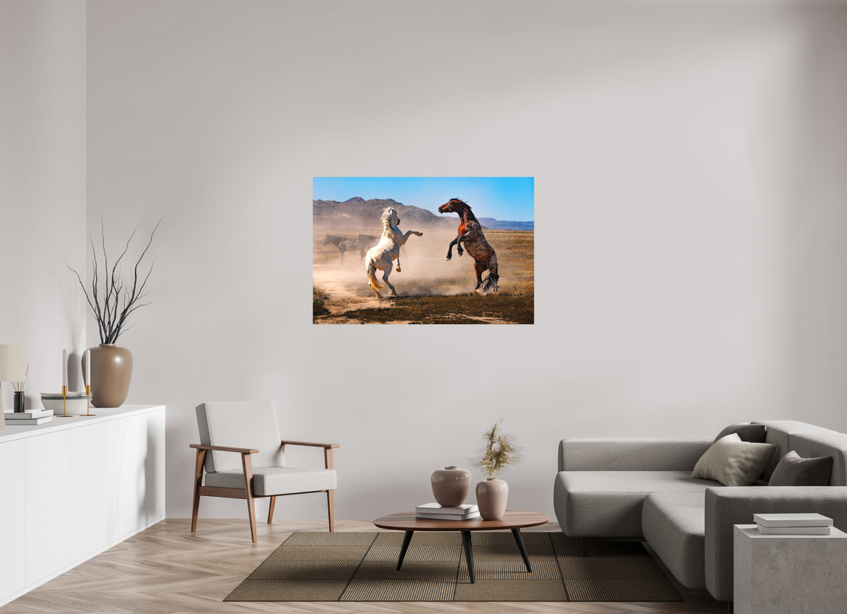 54 x 36″, Metal No Frame Dance with the Wild Ones